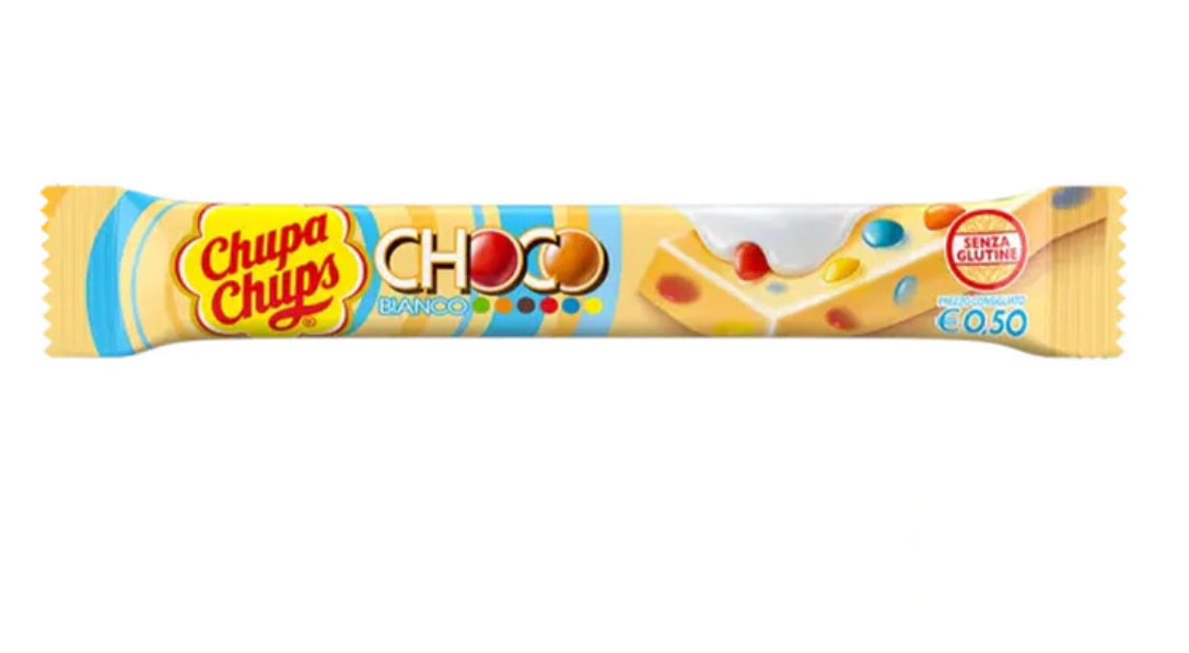 Chupa Chups Crunchy Choco Blanco